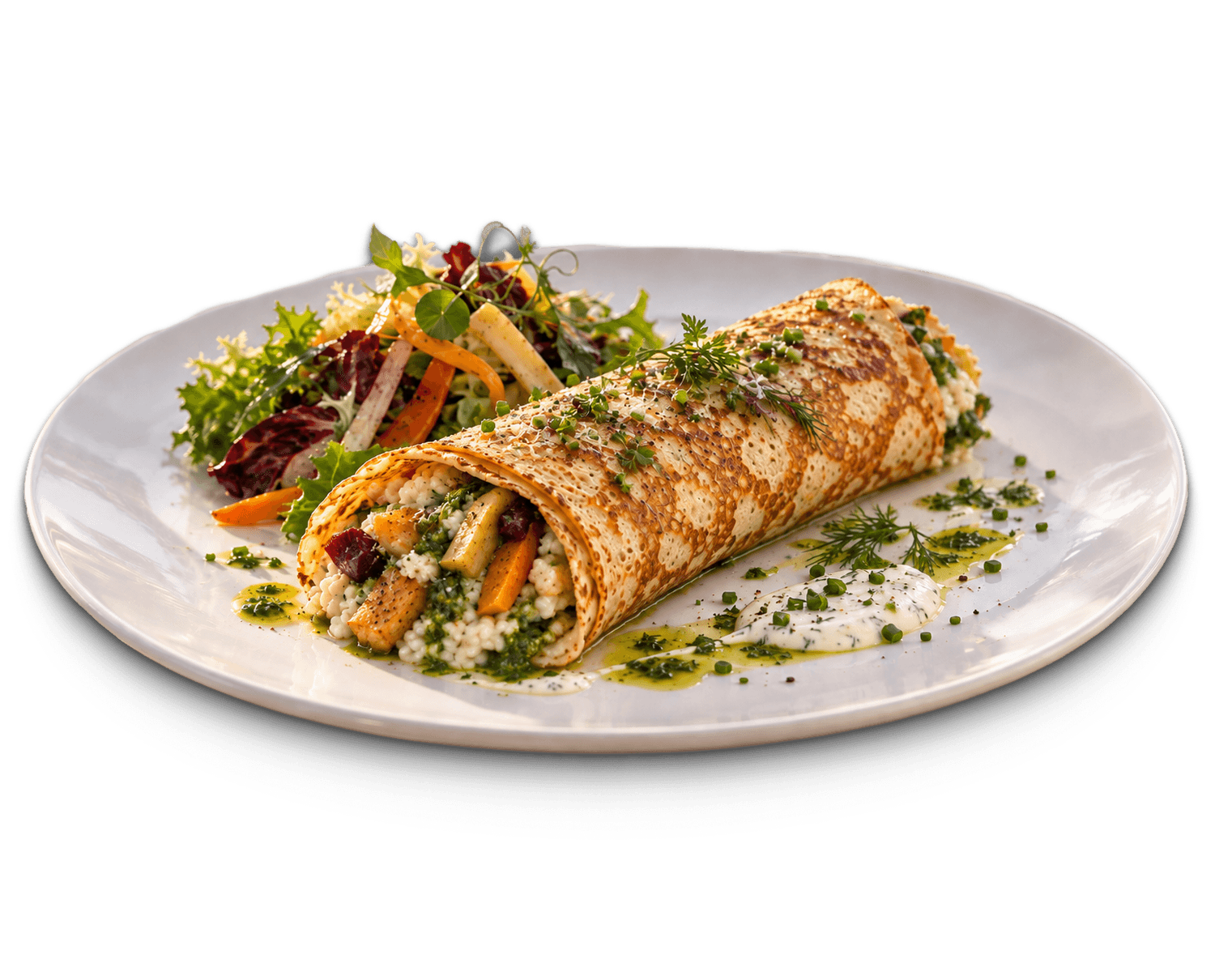 Crepes Aux Legumes