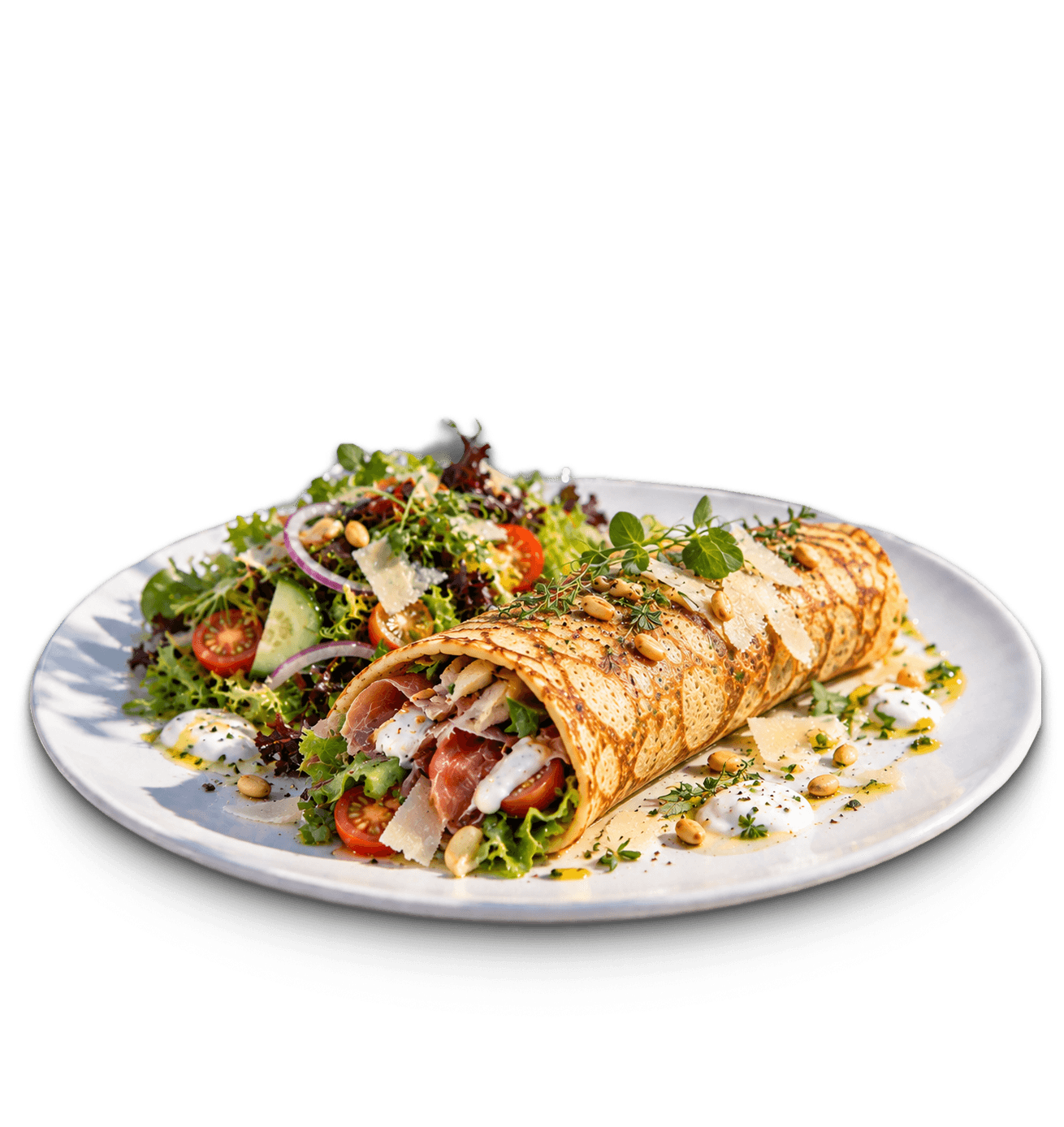 Crepes Aux Serranoskinke