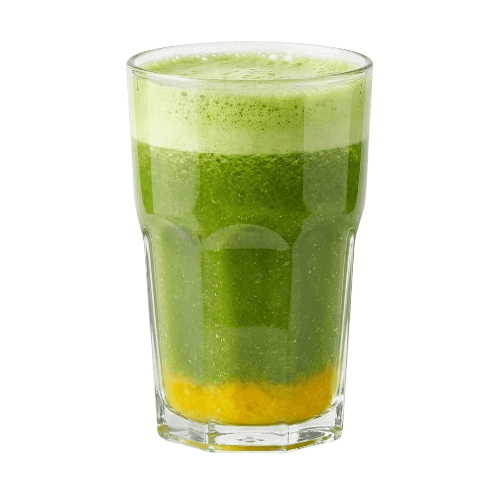 Juice D: Spinach, Cucumber, Lemon, Apple