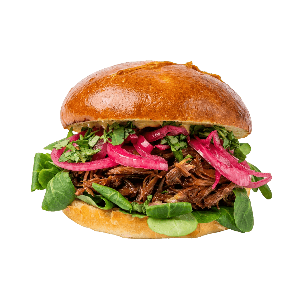 Baryl Burger m. Confiteret and