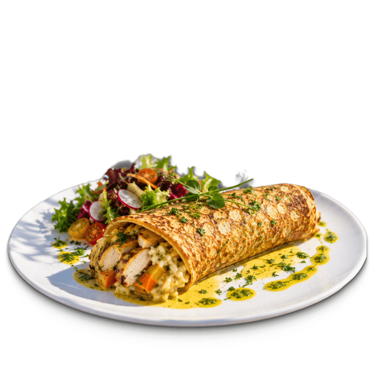 Crepes Aux Poulard