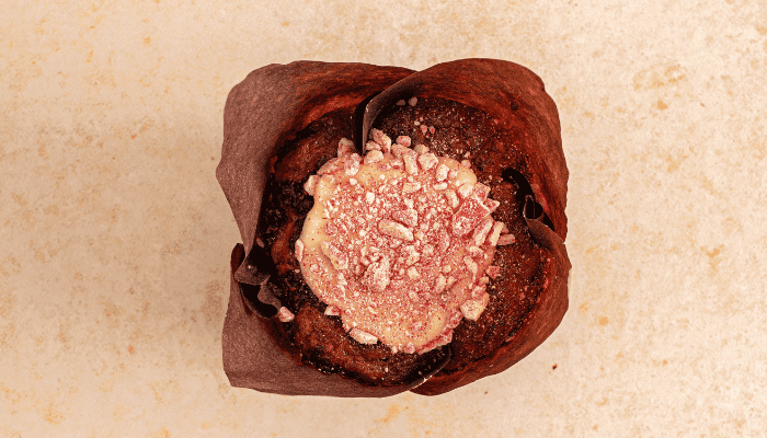 Citronmuffin m. hindbær Øko