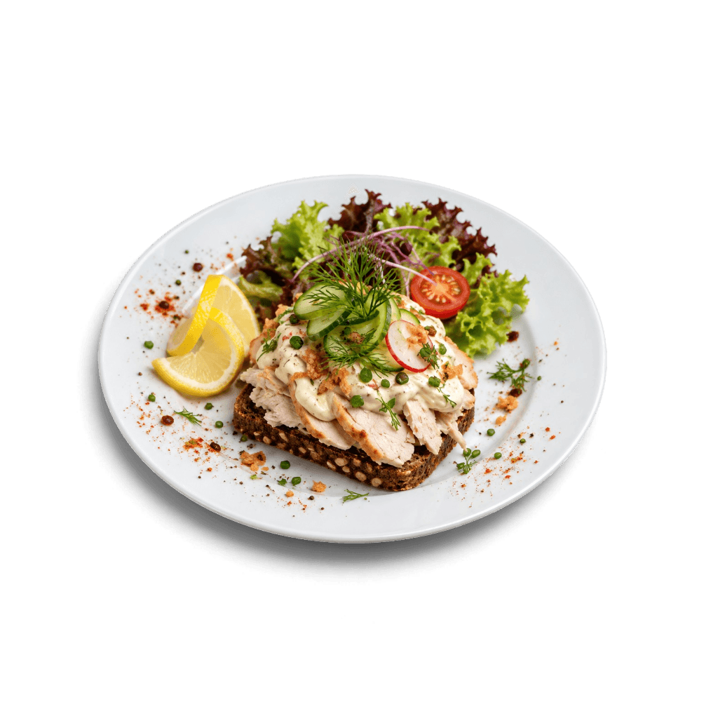 Kyllingemad Smørrebrød