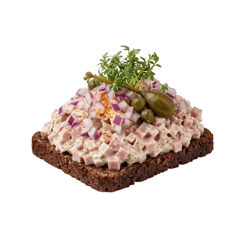 Hjemmelavet skinkesalat 