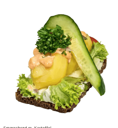 Smørrebrød m. Kartoffel