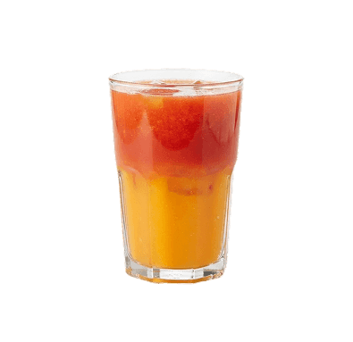 Juice A: Orange, Apple, Carrot, Ginger