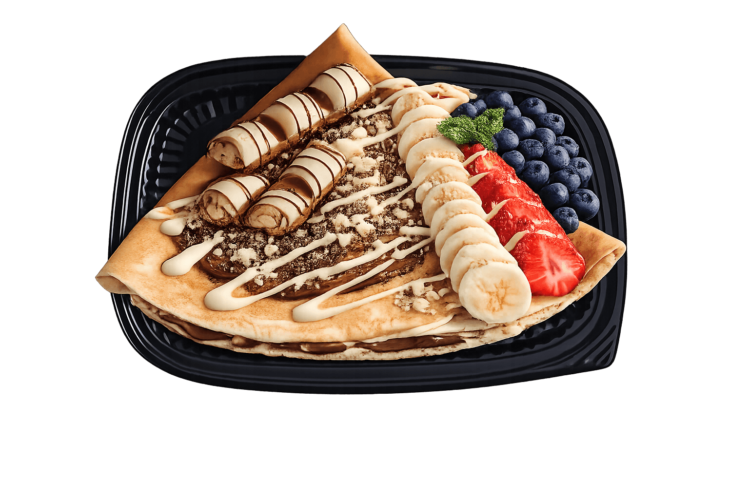 Hvid Chokolade Crepe