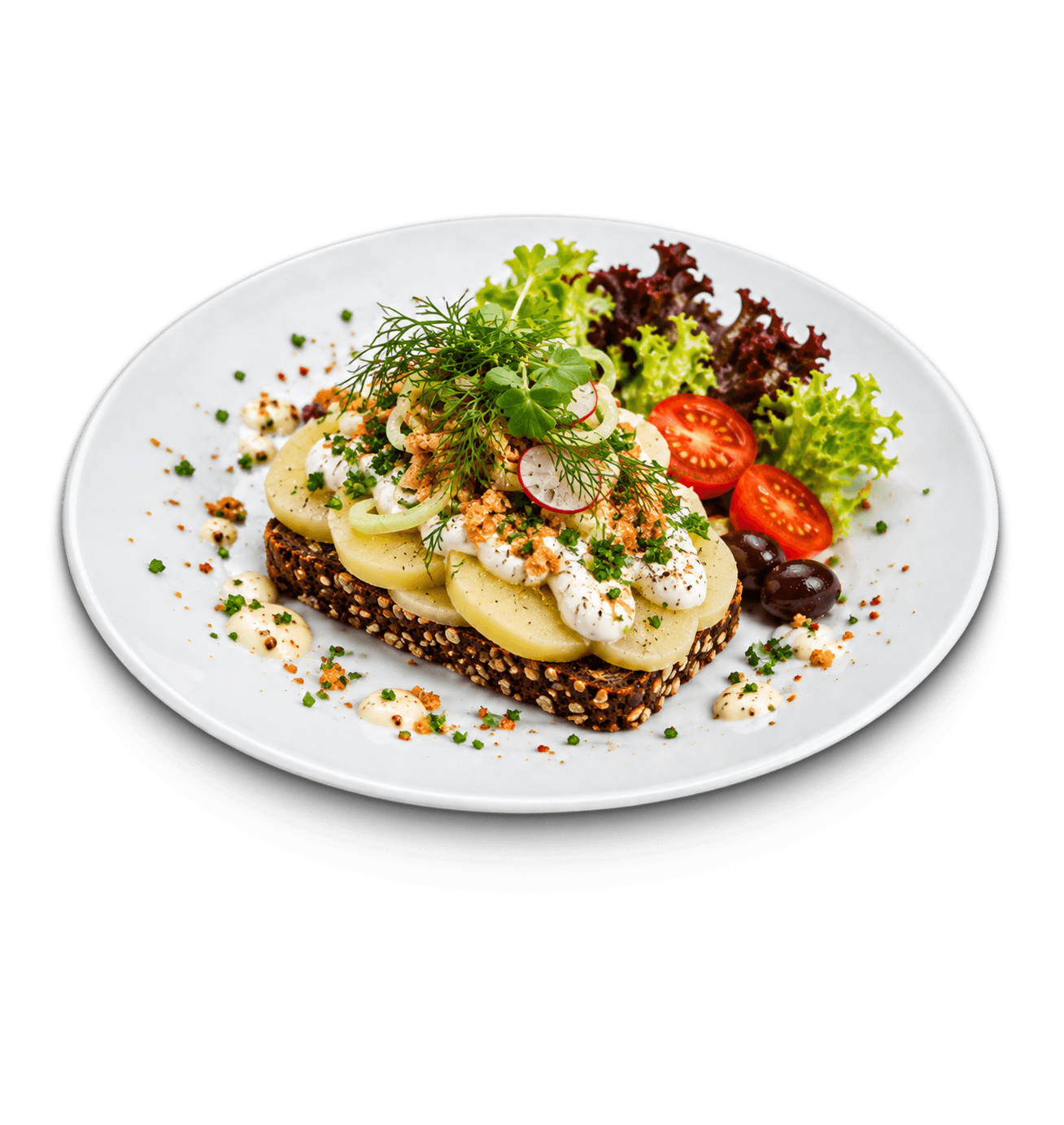 Kartoffelmad Smørrebrød