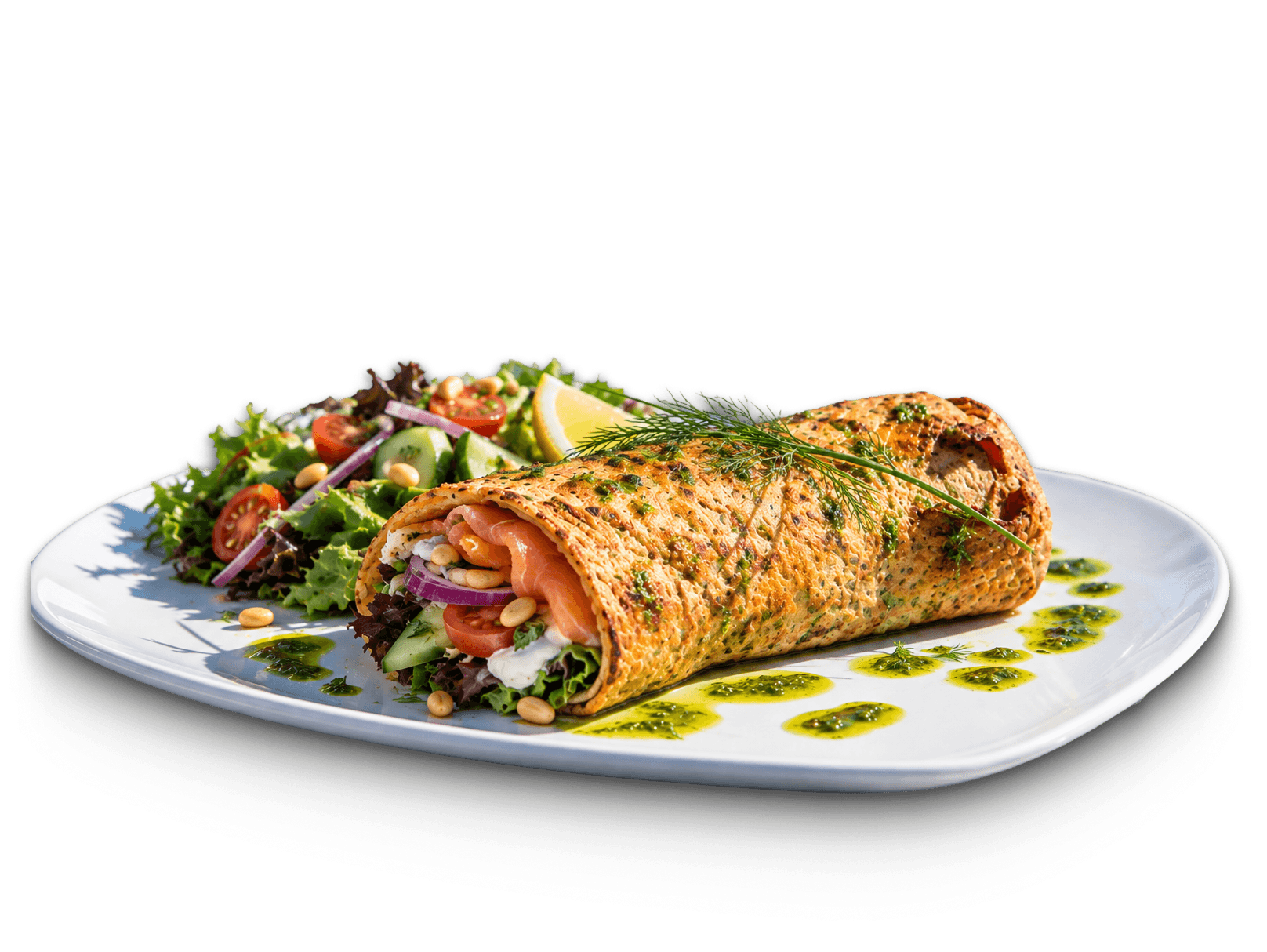 Crepes Aux Saumon (koldt anrettet)