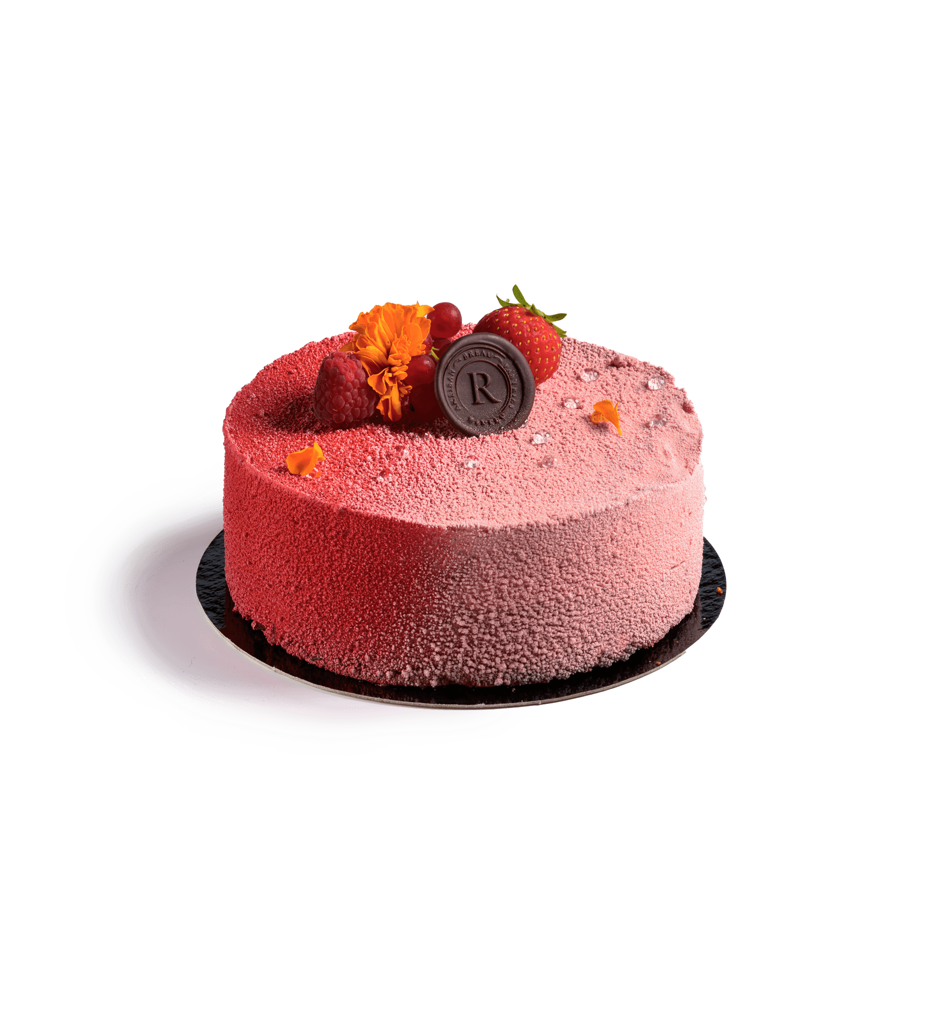 Jordbær og rabarber mousse