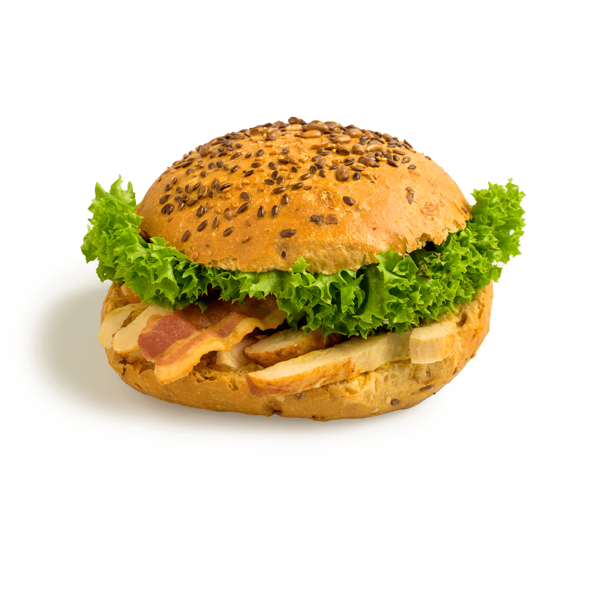 Sandwich m. kylling og bacon