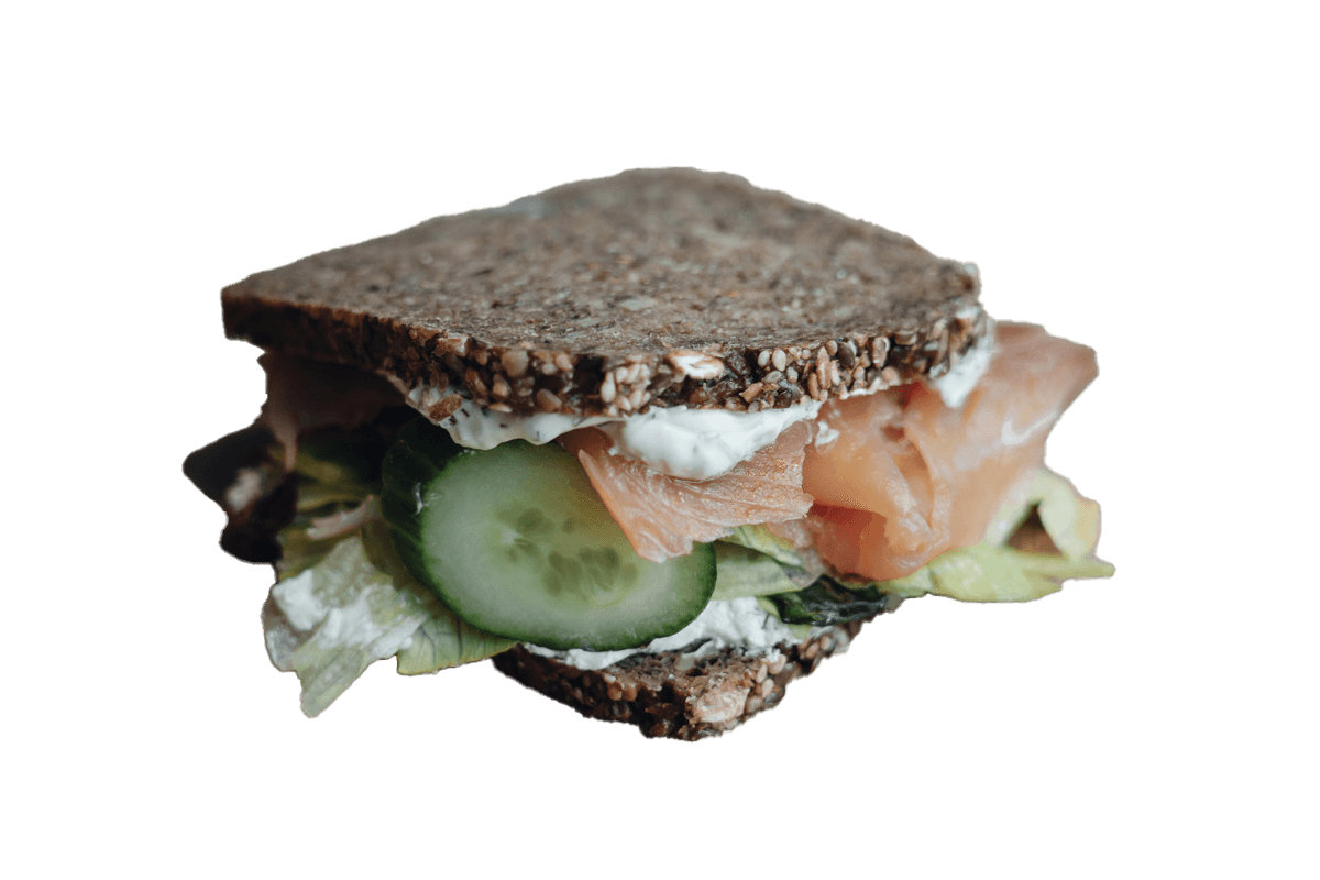 Rugbrødssandwich