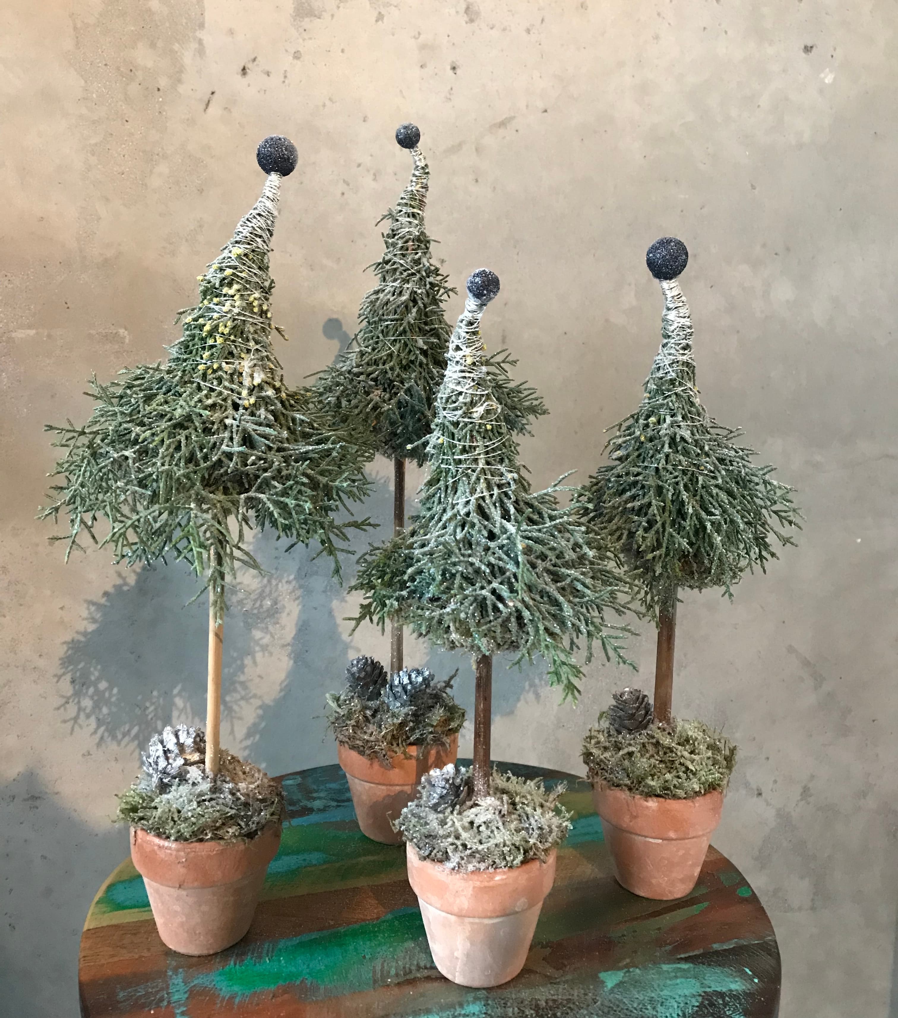 Mini Juletræer 