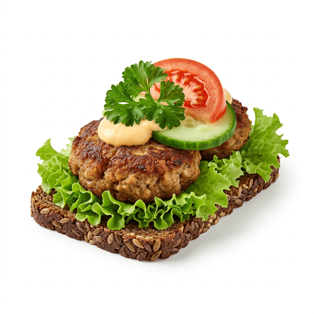 Smørrebrød m. Frikadelle