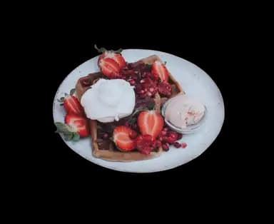 Vegansk glutenfri vaffel